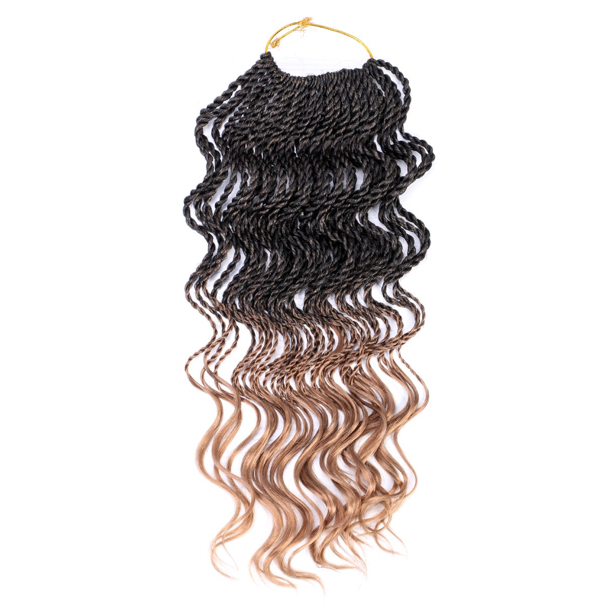 Curly Twist Crochet Hair Long Senegalese Twist Braids Hair Synthetic Fiber High Quality Solid And Mixed Color Purple Black