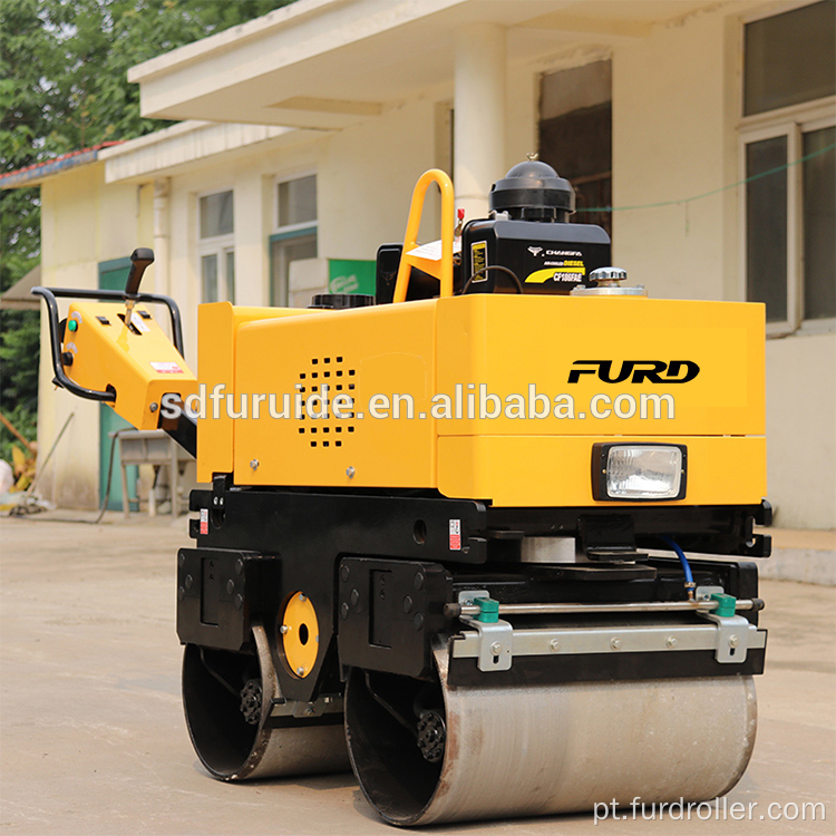 Caminhada de 800kg atrás do mini rolo vibratório (FYL-800C)