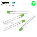 12V 3mm hijau LED built-in resistor DC