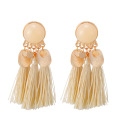 Fashion color Earrings tassel Bohemian Earrings suitable for women and girls jewelry fashion Valentine's day birthday party gift