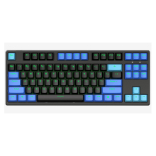 Bluetooth keyboard with PBT three-color bump key cap