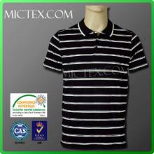 men\'s yarn dyed polo t shirt