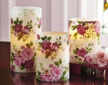 Wholesale Decorative Rose Flameless Candles flameless candles LED Candles holiday decorative Candles