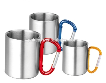 Camping items from china carabiner mug