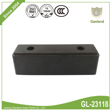 Heavy Duty Rubber Bumper With Reinforced steel holes