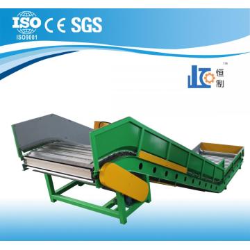 Horizontal hydraulic baler machine conveyor