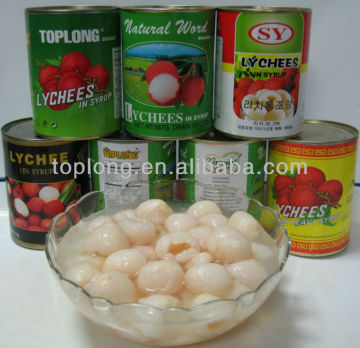 Canned Lychees In Syrup