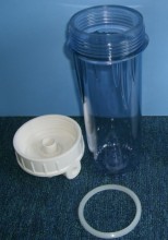 10" clear filter housing