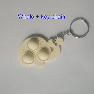 Pop Bubble Silicone Keychain Fidget Toy