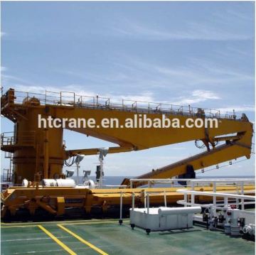 Hydraulic Lifting Cranes on marine deck for general cargo