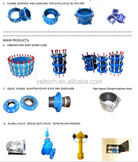 flange adaptor pipe joint