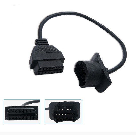 17 pino a 16 pinos OBD2 Conector adaptador de diagnóstico para Mazda Ford Ranger