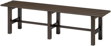 Be-Wood bench 150 brown wood