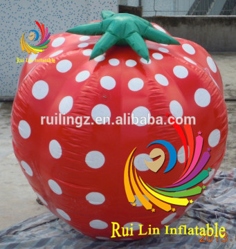 sweet inflatable strawberry models, large outdoor inflatable fruit for sale