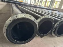 Polyethylene wear-resistant pipe for conveying sediment