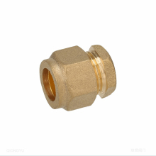 Copper Tube Fitting Compression Brass Stop End Pipe Fitting
