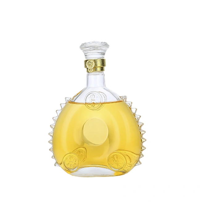 Lead-Free Louis Xiii Wine Glass Bottle, Transparent Wine Glass Bottle