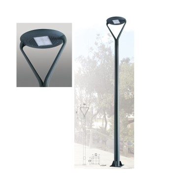 LED Street Garden Top Post Lamp DHL-16069A
