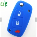 Fahion Silicone Fiat 3 Przycisk Flip Key Cover / Shell