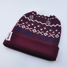 custom made winter sport beanie hat