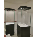Museum Display Showcase Small Glass Corner Curio Cabinet