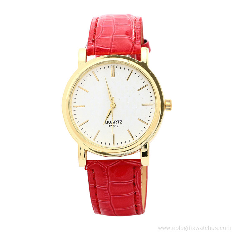Fashion And Simplicity Leather Strap Quartz Watch(YeMinYing)