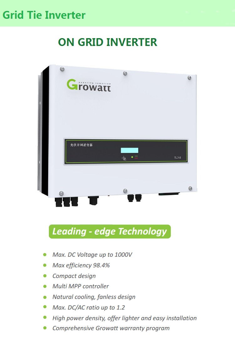 10KW Growatt On Grid Solar Inverter