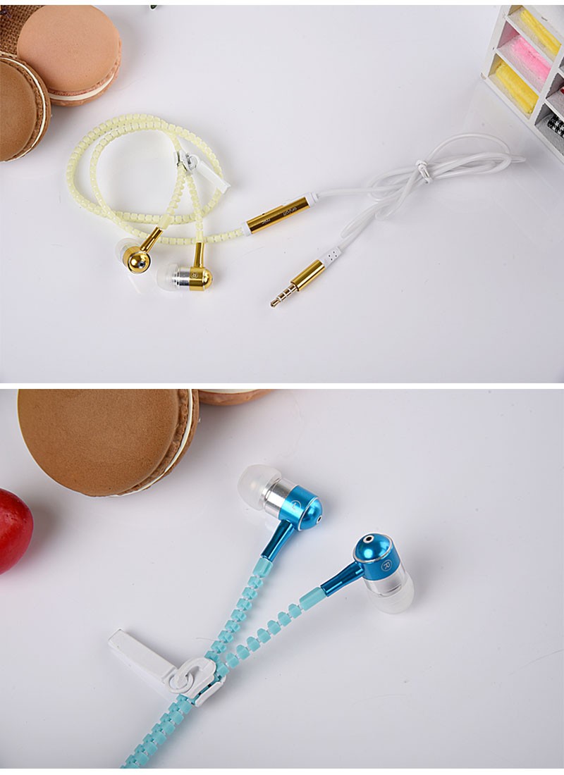 zipper earphones