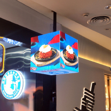 Waterproof LED Cube Screen Display for Sale: P3.91 Video Wall Advertisement