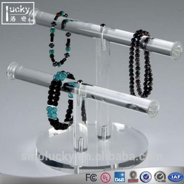 Acrylic Advertising Stand Jewelry Necklace, Bracelet Display Stand Rack