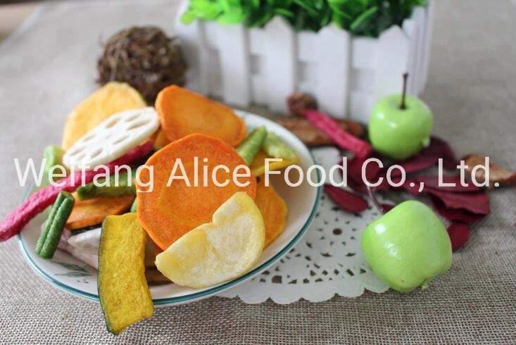 Fried Vegetables Manufacturer FDA Certificated Export Standard Fried Mixed Fruits