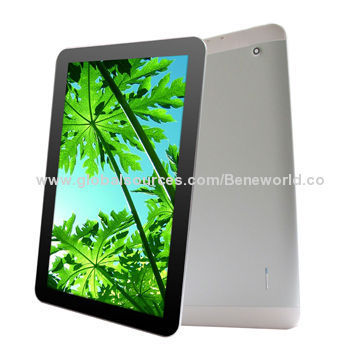 Metal Housing 10.1-inch IPS MTK8382 Quad-core 3G Tablet PCs with 1,280 x 800 Pixels Resolution