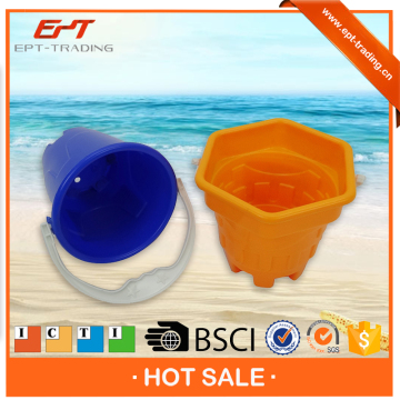 Small size kids plastic small beach buckets for sale