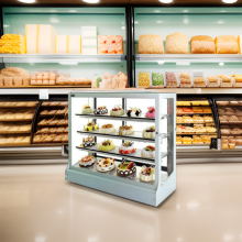Commercial 1.2M 4 Layers Bakery Cake Display Showcases