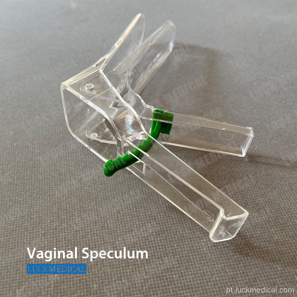 Especulum vaginal esterilizado para uso feminino