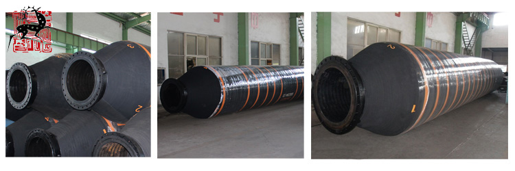 Deers For Dredging High Pressure Marine Offloading Self Floating Rubber Hose Type