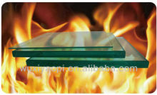 Clear fire rated glass window