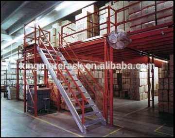 Mezzanine shelving