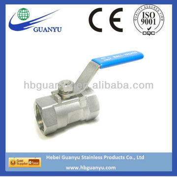 CF8M 1pc Ball Valve For Chemiacal Industry China Factory