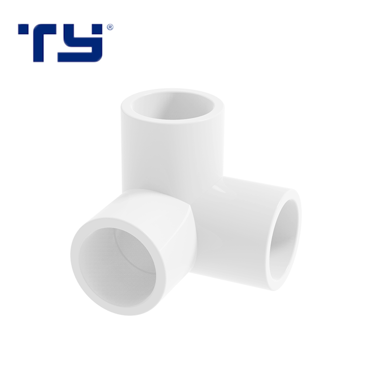 Factory Plastic UPVC SCH40 pipe fittings PVC 3 three way elbow