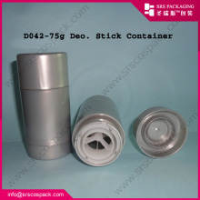 Round Shape ABS Plastic Cosmetic Packaging Containers And 30g 50g 75g circular deoderant containers