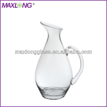 Handmade Mouth Blown Glass Jug