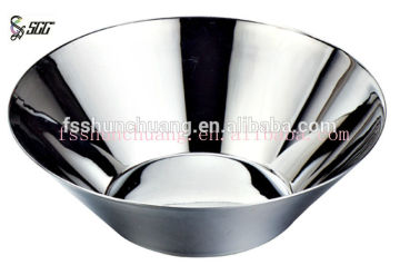 Multi-size Stainless Steel Polished Round Holloware of Hotel Supply