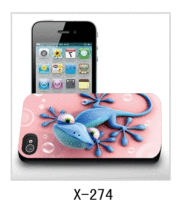 Chameleon Picture Iphone4 3d Cover,pc Case Rubber Coated,multiple Colors Available?