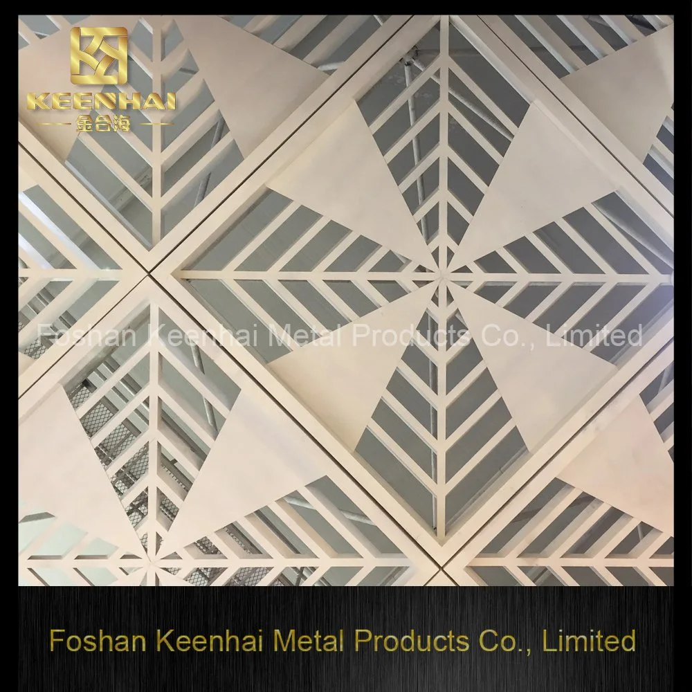 Rectangle Brass Color Stainless Steel 3D Moulding Ceiling (KH-MC-M6)