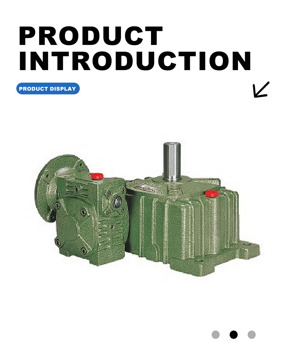 WPEDO Чугунный фланцевый червячный редуктор X WPEDO Cast Iron Flange Worm Wheel Reducer X