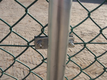 Chain Link Metal Fence Mesh Gate