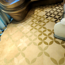 50% Wool and 50% Bamboo Silk Carpet