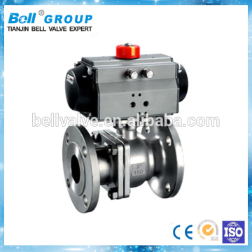 300lb DN40 Pneumatic WCB Flanged Ball Valve