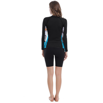 Seaskin Berkualitas Tinggi 2mm Lengan Panjang Wanita Springwetsuit